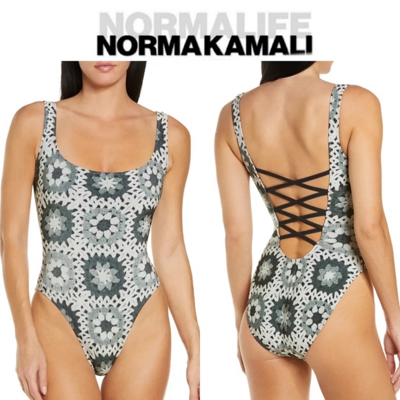 Norma Kamali Other - Norma Kamali Low Back High Leg One-Piece Maillot Swimsuit XXS 185$